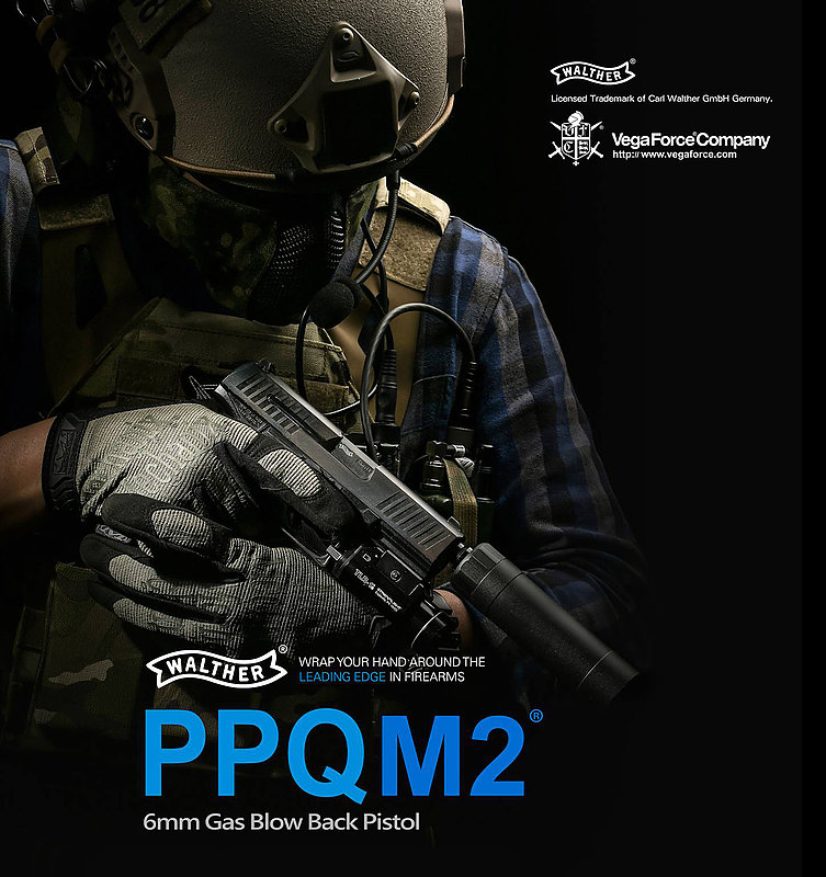 熱銷款 Walther VFC PPQ M2 GBB 瓦斯槍,警用手槍