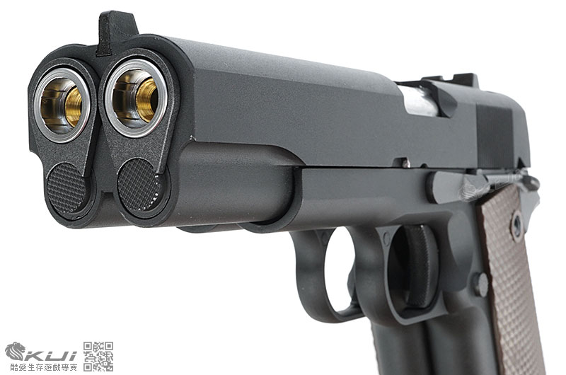 特價!限量優惠!WE 雙管 M1911 .45 軍版 瓦斯手槍,Double Barrel Pistol