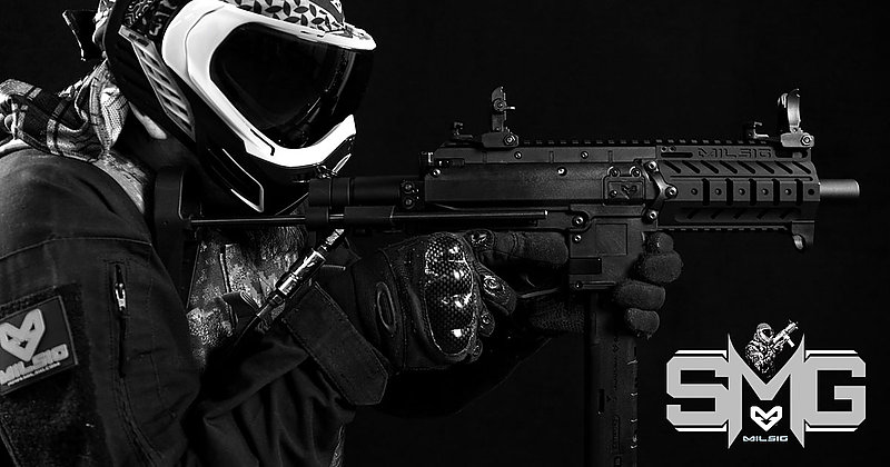 買槍送氣瓶+尾翼彈!~MILSIG M17 SMG 國際版 單連發 戰術漆彈鎮暴槍(17MM),HEATCORE BOX系統