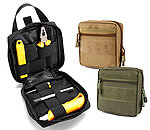 [黑色]-EDC 救護醫療包 Molle 儲物小方包，收納袋、雜物包、收納包、手提工具袋~KUI962