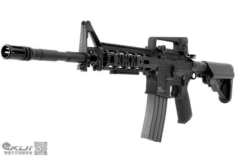 優惠組合版~2017新款 KWA/KSC VM4-M.R.S. AEG 全金屬電動槍,電槍(無彈斷電設計)