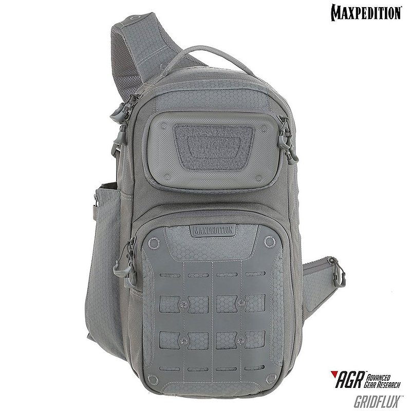 MAXPEDITION AGR進化者 灰色 Gridflux™鯊魚潛行者多功能單肩側背包 工具包 斜背包 郵差包 急救包 18L