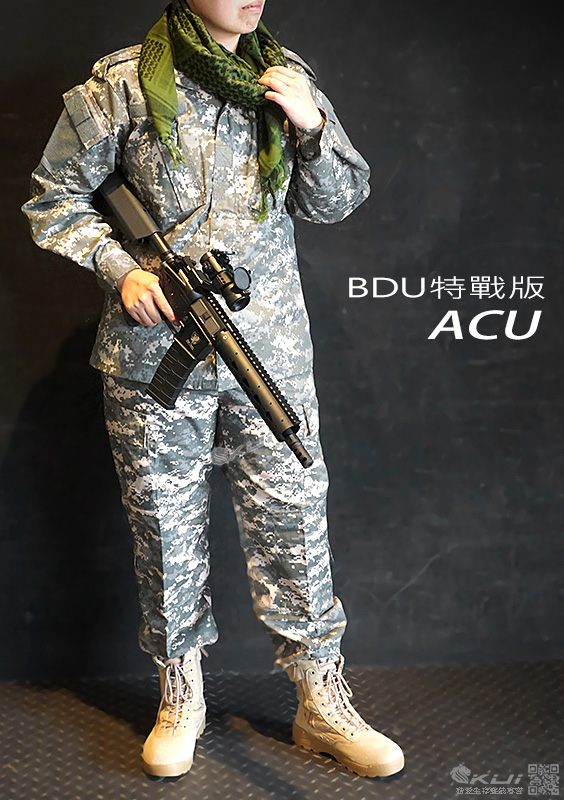 特價!美軍三代ACU迷彩套服BDU特戰版 (M號上衣+褲子) 迷彩服 戰鬥服