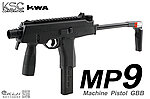 [黑色]-KWA／KSC MP9 戰術握把版瓦斯槍，GBB衝鋒槍、BB槍、長槍