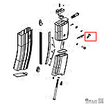 點一下即可放大預覽 -- WE M4／M16／HK416／T91 彈匣零件 後定片(#157)