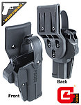 點一下即可放大預覽 -- 警星 G4 警用3級防搶槍套，瓦斯槍套，BB槍套（通克拉克 G17、G18、G19、G34）