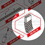 點一下即可放大預覽 -- 怪怪 G&G GK5 多連彈匣，彈夾(330發)(GK-5C-19)