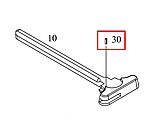 點一下即可放大預覽 -- KJ M4 GBB 系列 專用 槍機拉柄銷 插銷（零件編號 #30）