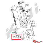 點一下即可放大預覽 -- [黑色]-WE 克拉克 G17 Gen3／Gen4型 通用彈匣底板 底蓋（零件編號#G-67）G17／G18／G19／G23／G34／G35