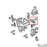 點一下即可放大預覽 -- KSC G17／G19／G26 GBB 瓦斯槍 推桿（零件編號#78）