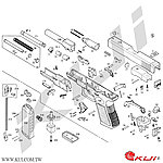 點一下即可放大預覽 -- KSC G19 克拉克 瓦斯槍 爆炸圖