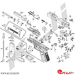 點一下即可放大預覽 -- KSC G23F 克拉克 瓦斯槍 爆炸圖