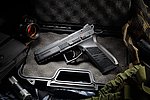 點一下即可放大預覽 -- KJ CZ P-09 Duty 瓦斯槍，GBB手槍，BB槍（滑套會動、無彈後定、仿真後座力）