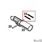 點一下即可放大預覽 -- KWA／KSC MP7 瓦斯槍 飛機簧（零件編號#24，1入）