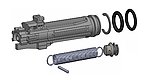 點一下即可放大預覽 -- GHK M4 GBB 飛機總成 活塞組（零件編號#M4-15）