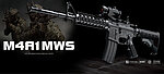 點一下即可放大預覽 -- 免運現貨！日本馬牌 Marui M4A1 MWS 瓦斯槍，GBB步槍，美軍卡賓長槍