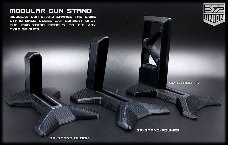 限量優惠!黑色 SRU SR-STAND-PDW-P3 / SR-PDW-P3 展示架,槍架