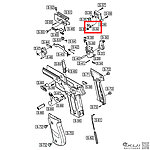 點一下即可放大預覽 -- WE P226 擊錘撞針配件（零件編號#S-32）P226 E2、P228、P229 GBB瓦斯槍零件
