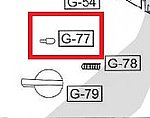 點一下即可放大預覽 -- WE G18C 單連發版 調整紐固定銷（零件編號#G-77）G23、G26、G35 GBB瓦斯槍