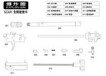 點一下即可放大預覽 -- WE SCAR GBB 全開膛套件 爆炸圖