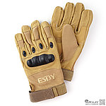 [XL號-沙色]-ESDY~軍迷戰術全指手套 攻擊手套 防護止滑手套（防BB彈、騎車、運動、登山、比賽）
