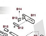 點一下即可放大預覽 -- HFC VSR11 手拉空氣長槍 爆炸圖 零件編號#B11