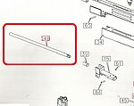 點一下即可放大預覽 -- HFC T77 原廠金屬內管(180mm)(零件編號:#148)