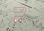 點一下即可放大預覽 -- HFC M11 槍身結合插銷組 (零件編號 #7 + 78)