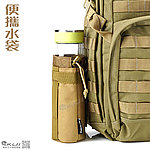 [狼棕色]-高品質戰術水壺袋 Molle系統水壺包，回收袋，瓦斯瓶袋，無線電袋，雜物袋~KUI966
