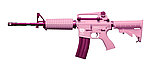 點一下即可放大預覽 -- 粉紅運動版~怪怪 G&G M4A1 FF16 Blow Back 海軍托電動槍，電槍，BB槍