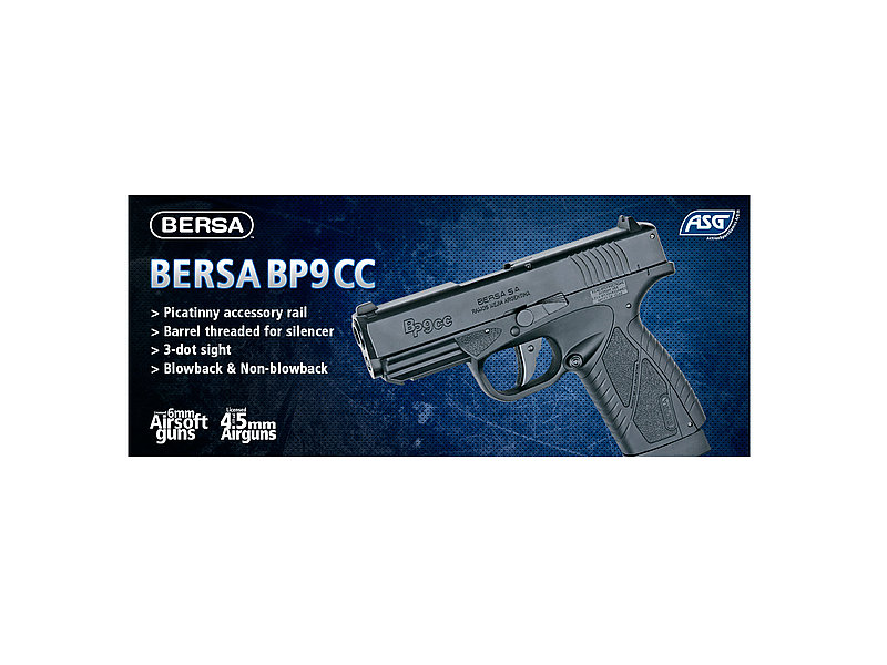 特價!ASG BERSA BP9CC CO2 手槍,BB槍(滑套可動)