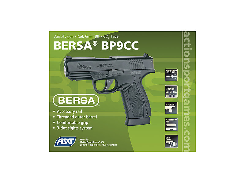 特價!ASG BERSA BP9CC CO2 手槍,BB槍(滑套可動)