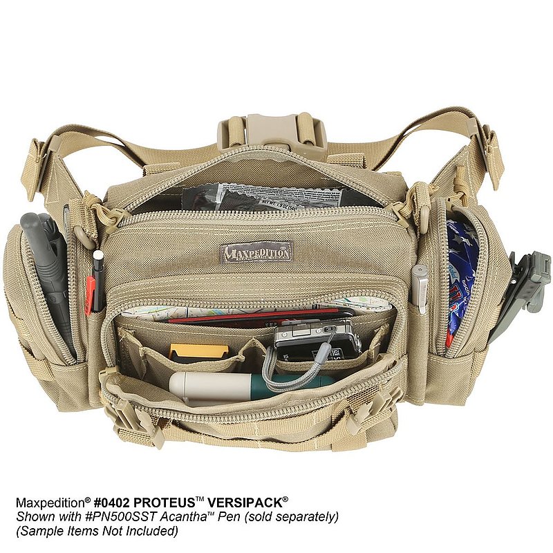 MAXPEDITION 黑色 Proteus 變形者機能側背腰包 工具包 斜背包 郵差包 急救包