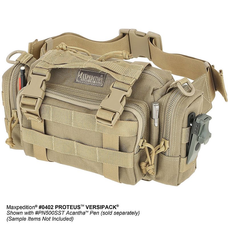 MAXPEDITION TAN 狼棕色 Proteus 變形者機能側背腰包 工具包 斜背包 郵差包 急救包