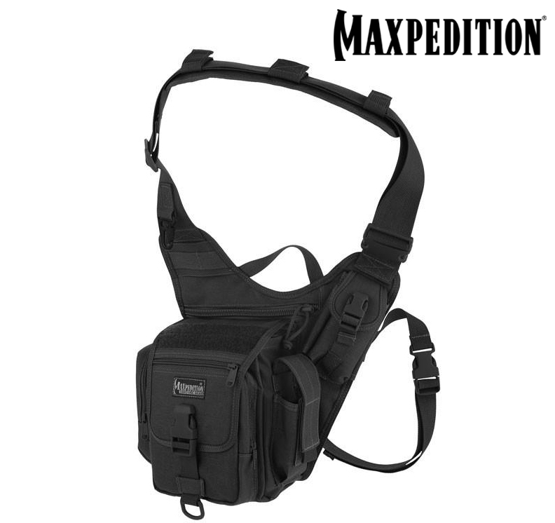 MAXPEDITION 黑色 Fatboy (小)多功能側背鞍袋包 工具包 斜背包 郵差包 急救包