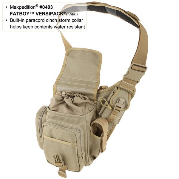 MAXPEDITION 黑色 Fatboy (小)多功能側背鞍袋包 工具包 斜背包 郵差包 急救包