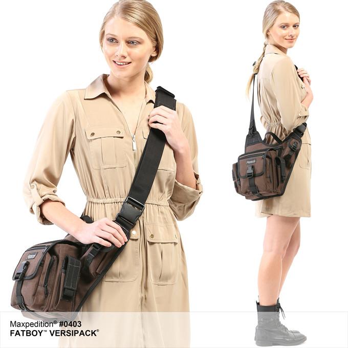MAXPEDITION 黑色 Fatboy (小)多功能側背鞍袋包 工具包 斜背包 郵差包 急救包