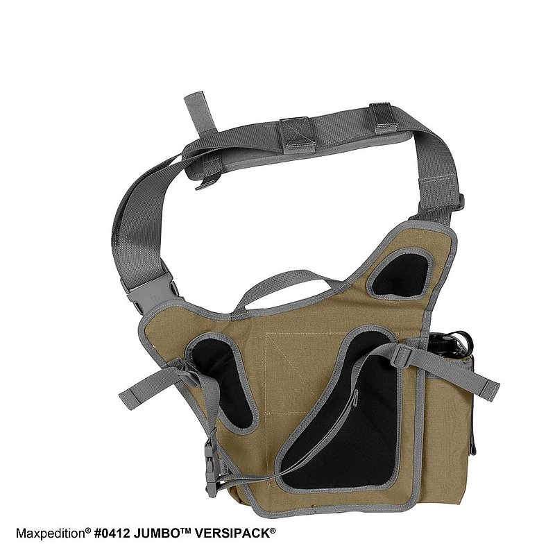 MAXPEDITION TAN 狼棕色 Jumbo (大)多功能側背鞍袋包 工具包 斜背包 郵差包 急救包