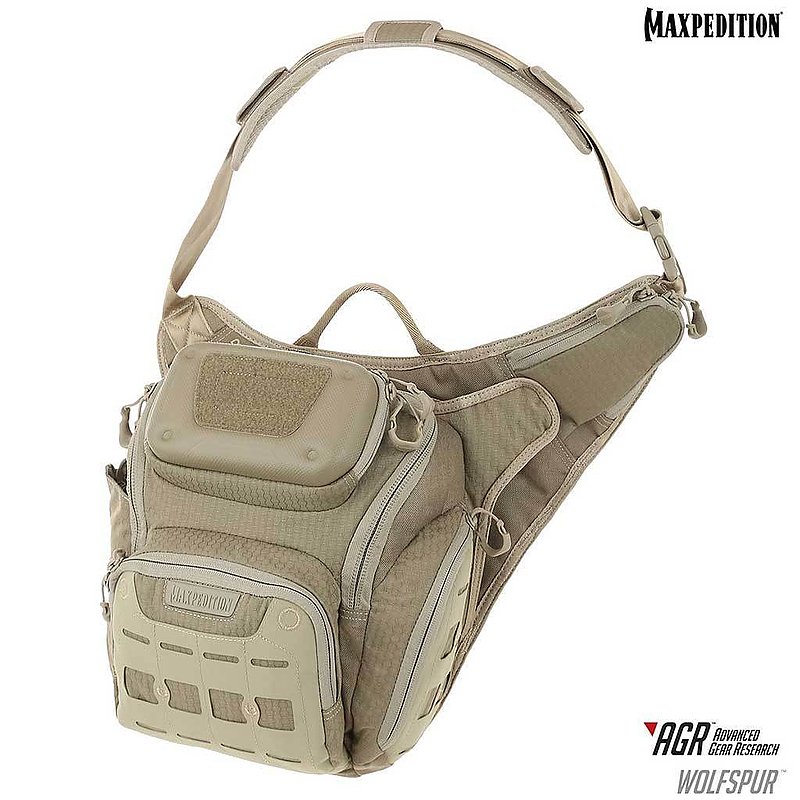 MAXPEDITION AGR進化者 TAN狼棕色 Wolfspur™狼牙斜背包11L 工具包 單肩包 郵差包 急救包