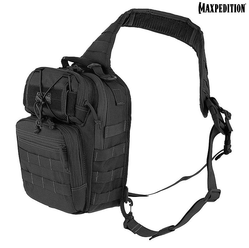 MAXPEDITION 黑色Lunada Gearslinger夜行者胸掛斜背包 工具包 側背包