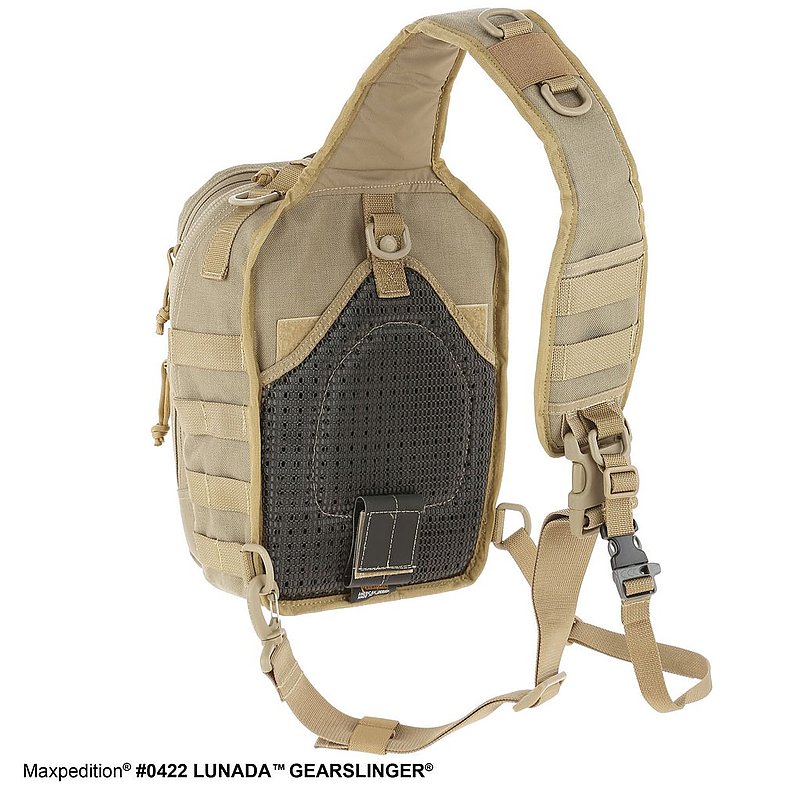 MAXPEDITION 黑色Lunada Gearslinger夜行者胸掛斜背包 工具包 側背包