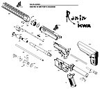 點一下即可放大預覽 -- KWA/KSC VM4 浪人RONIN 10 SBR (AEG2.5) 爆炸圖