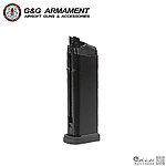 點一下即可放大預覽 -- [黑色]-G&G 怪怪 GTP 9／SMC 9 瓦斯彈匣，23發短彈夾~G-08-167