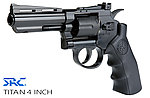 點一下即可放大預覽 -- [4吋-戰術黑]-SRC Titan 泰坦 Co2 全金屬左輪手槍 安全仿真彈殼