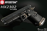 點一下即可放大預覽 -- AW CUSTOM【黑色】 HI-CAPA 5.1 HX2302 全金屬 瓦斯手槍 IPSC 