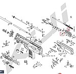 點一下即可放大預覽 -- KWA／KSC MP7 瓦斯槍機螺絲一組4顆（零件編號#35）