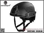 點一下即可放大預覽 -- [黑色]-Emersongear 愛默生 CP風格 斯巴達頭盔，AE戶外戰術頭盔（生存遊戲 自行車 越野車）EM9224