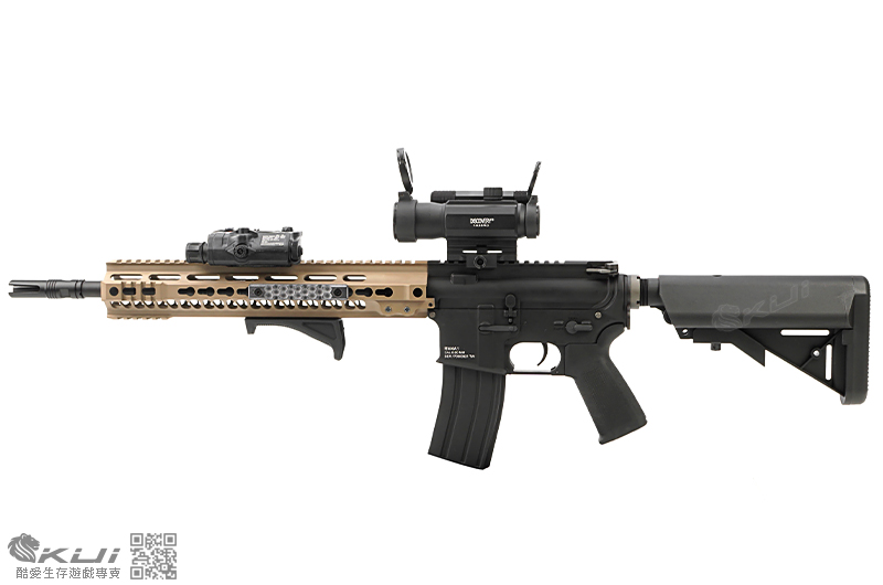SMR MK4 KWA/KSC M4A1 ERG 電動槍,電槍(無彈斷電設計,有後座力,後出線)