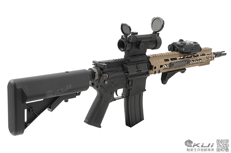 SMR MK4 KWA/KSC M4A1 ERG 電動槍,電槍(無彈斷電設計,有後座力,後出線)