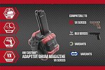 [紅色]-WE Glock系列 350發瓦斯彈鼓（G17、G18、G19 GBB用）AW Custom~GAW